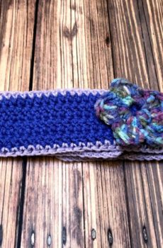 Purple Daisy Flower Headband