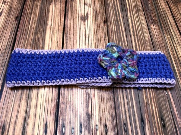 Purple Daisy Flower Headband