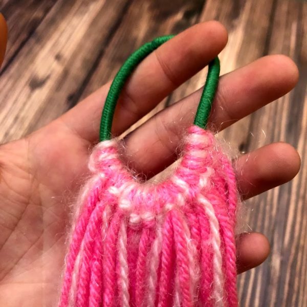 Pinky Pinky Yarn Hair